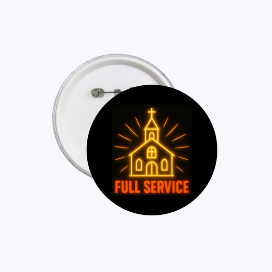 Full Service Neon Church Button